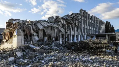 EPA Destroyed school building in Zhytomyr