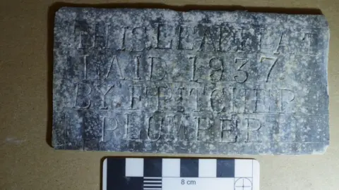 Southampton City Council Lead plaque