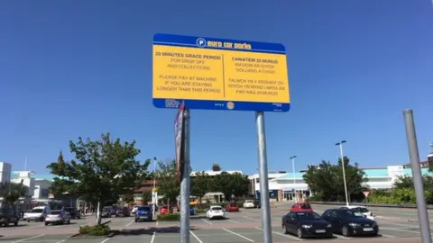 Car park sign