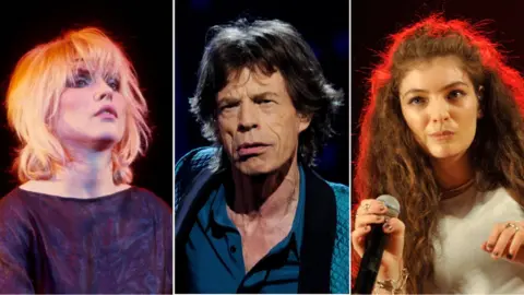 BBC / Getty Images Blondie, Mick Jagger and Lorde