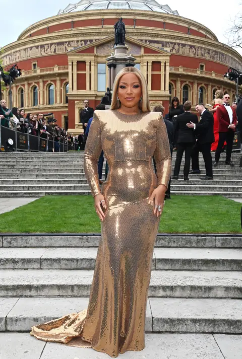 Getty Images Marisha Wallace, 14 Nisan 2024'te Londra, İngiltere'de Royal Albert Hall'da düzenlenen Olivier Ödülleri 2024'e katıldı