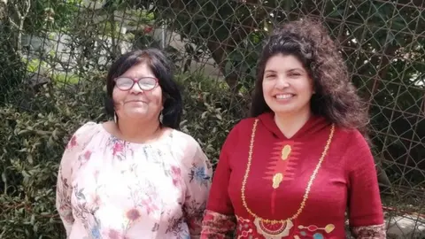 Ivan Astudillo Ana María Nieto (left) and Paola Pimentel