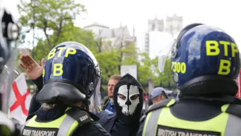 Getty Images Far-right protester