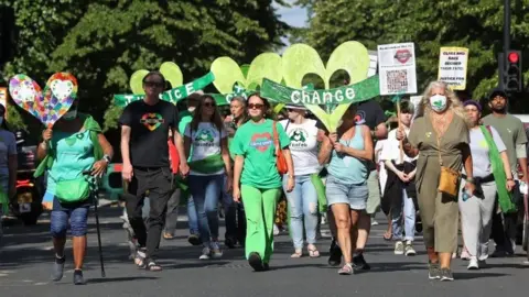 PA Media March for Grenfell