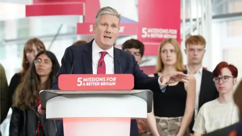 PA Media Labour leader Keir Starmer