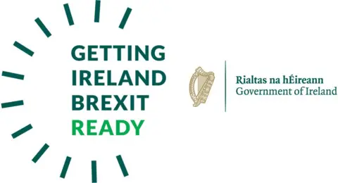 Government of Ireland The logo of the Irish government's Getting Ireland Brexit Ready campaign