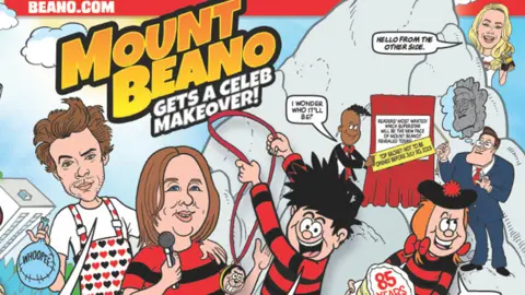 DC Thomson/Beano The commemorative Beano issue features Harry Styles and Adele