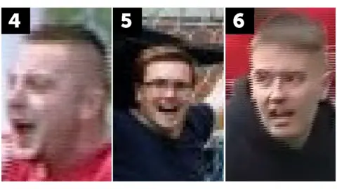 Police Scotland Men police want to speak to in relation to incidents at Rugby Park