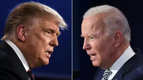 Getty Images Trump and Biden