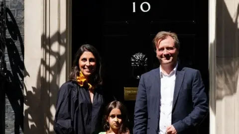 PA Media Nazanin Zaghari-Ratcliffe and her family