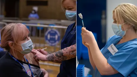 Getty Images Vaccinations in Barry and Newbridge