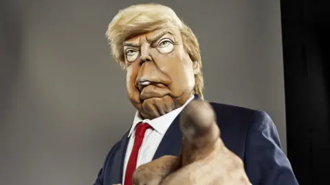 BritBox/Spitting Image Donald Trump