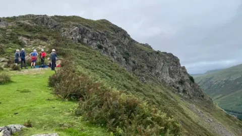 Langdale Ambleside Mountain Rescue Team The cliff