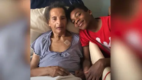 Northamptonshire Police Grandmother and grandson Cameron Douglas