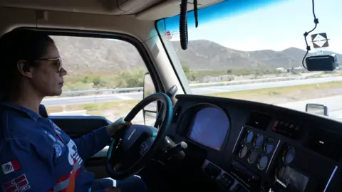 Clara, a Mexican trucker