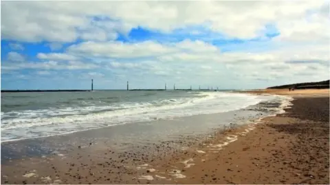 Geograph: Paul Buckingham Sea Palling beach