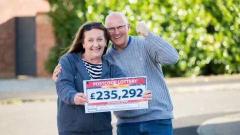 People's Postcode Lottery Anita Winter and husband Vince