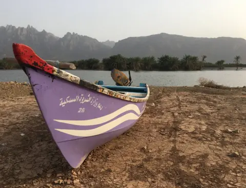 Frank Gardner / BBC Hadibo lagoon