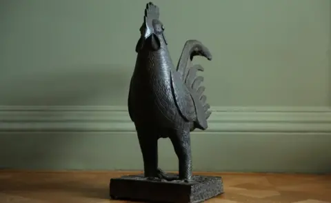 Chris Loades Bronze cockerel