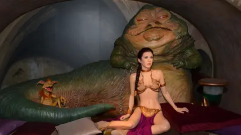 Getty Images Jabba the Hutt and Princess Leia