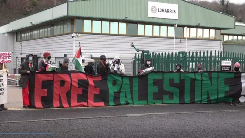Eddie Mitchell Pro-Palestine protest in Brighton