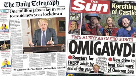 Daily Telegraph and the Sun