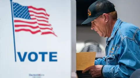 Getty Images Voter in Fairfax