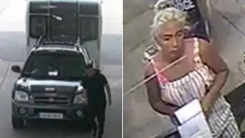 Derbyshire Police CCTV images of man and woman