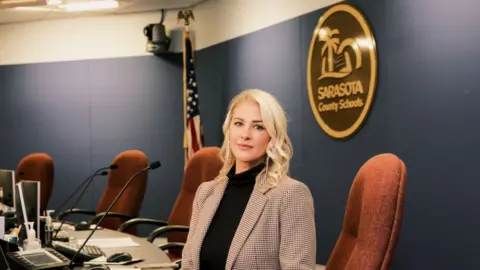 Getty Images Bridget Ziegler has been on the Sarasota County School board for nearly a decade