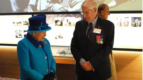 Battle of Britain Memorial The Queen and Patrick Tootal