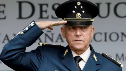 Salvador Cienfuegos attends an event at a military zone in Mexico City, Mexico September 2, 2016