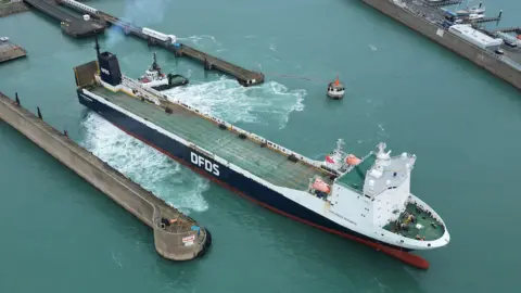 BBC DFDS Finlandia in Guernsey