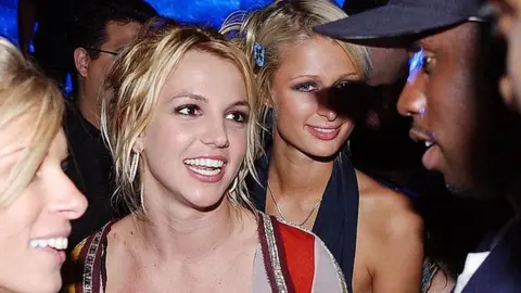 Getty Images Britney Spears and Paris Hilton at a pary