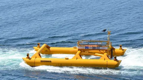 Clare Llywelyn Environmental monitoring buoy