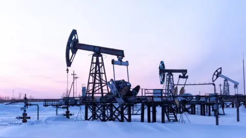 Getty Images Oil rig in Russia