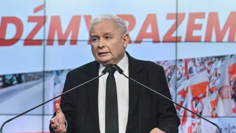 Getty Images Jarosław Kaczyński