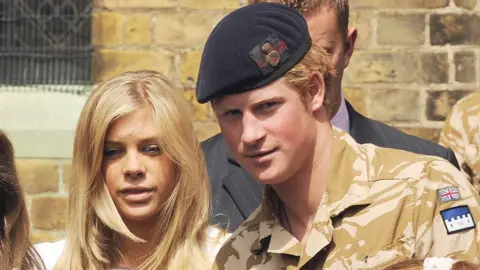 Getty Images Prince Harry and Chelsy Davy in 2008