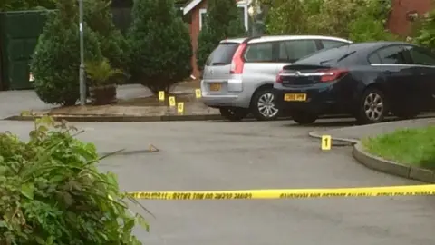 Forensic search at Rhyl murder crime scene