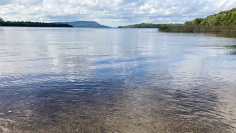 The scene at lower Lough Erne on Thursday