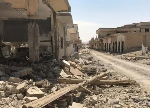 The ruins of Sukhna, Syria