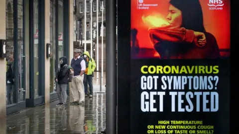 PA Media Coronavirus sign