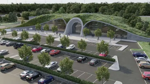 Roadchef/ Planning Documents 3D realisation of the motorway services