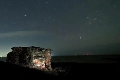 Colin Matheson Geminid meteor shower in Scotland
