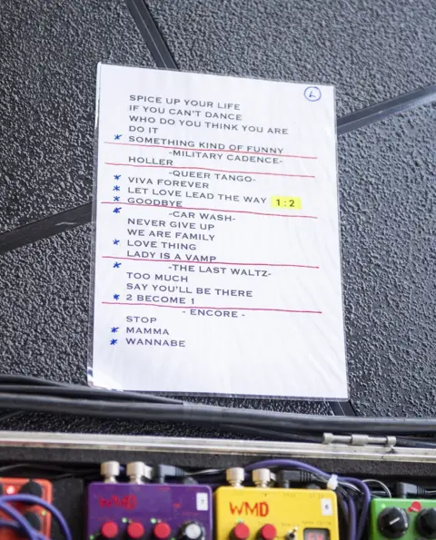 Andrew Timms Spice Girls setlist