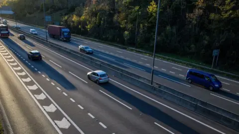 Getty Images M4 at Coldra, Newport