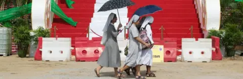 AFP Nuns in Yangon