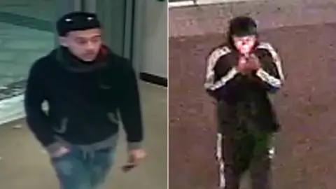 Derbyshire Police Derbyshire Police would like to trace these two men