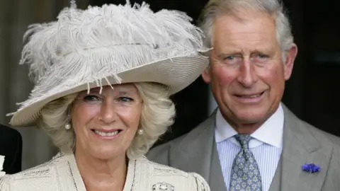 Getty Images Camilla, Duchess of Cornwall and Prince Charles, Prince of Wales attend the wedding of Ben Elliot and Mary-Clare Winwood at the church of St. Peter and St. Paul, Northleach on September 10, 2011 in Cheltenham, England.