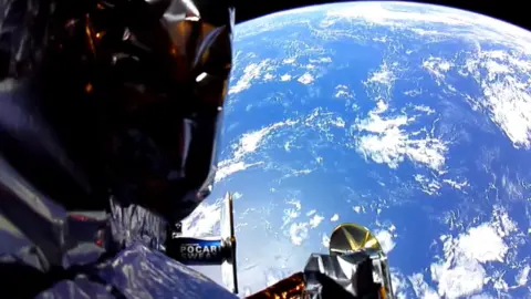 Astrobotic A view of Earth from the rocket