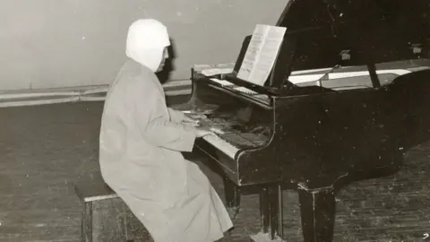 Buda Musique Emahoy playing the piano